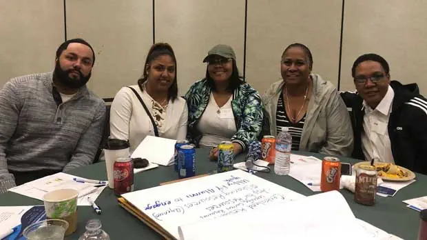 "Staff at the 2019 Foster Youth Summit conference" Photo courtesy of Lutheran Social Services of Northern California