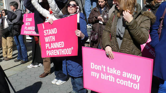 "Don't Take Away My Birth Control" by Women's eNews licensed under CC BY 2.0