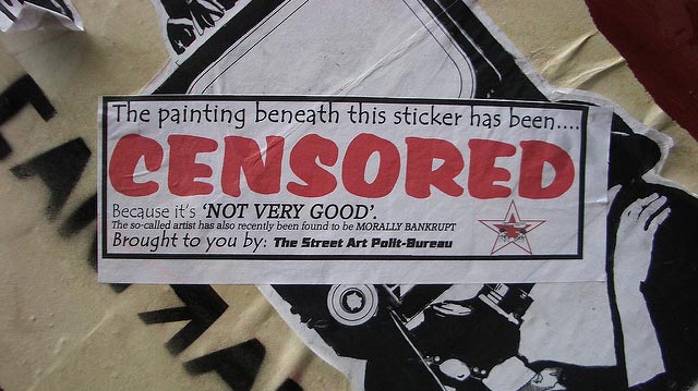 "Censored Graff" by bixentro licensed under CC BY 2.0