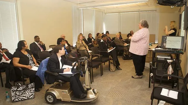 "03112013- Individuals with Disabilities Career Fair" by US Department of Education licensed under CC BY 2.0