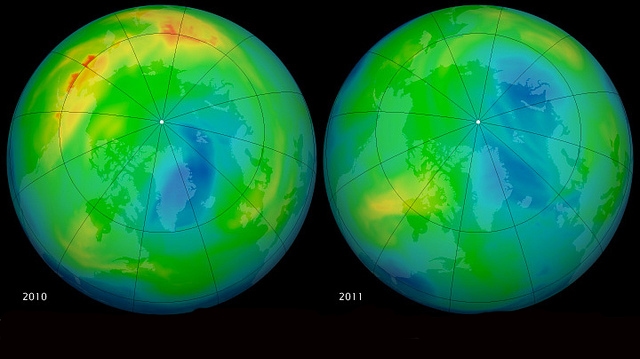 "2011 Arctic Ozone Loss" by NASA Goddard Space Flight Center licensed under CC BY 2.0