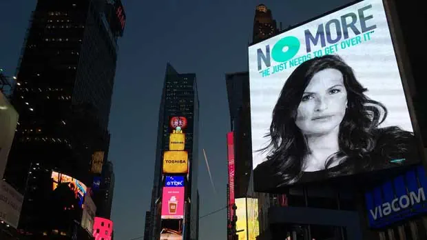 "digital billboard campaign in Times Square" Photo courtesy of 1in6