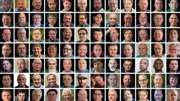 "1in6 Mosaic 92 Men" Photo courtesy of 1in6