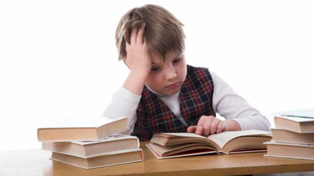Kid reading