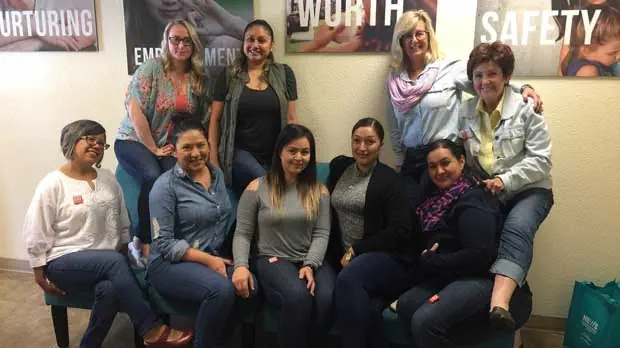 "Staff on Denim Day" Photo courtesy of NEWS- Domestic Violence and Sexual Abuse Services