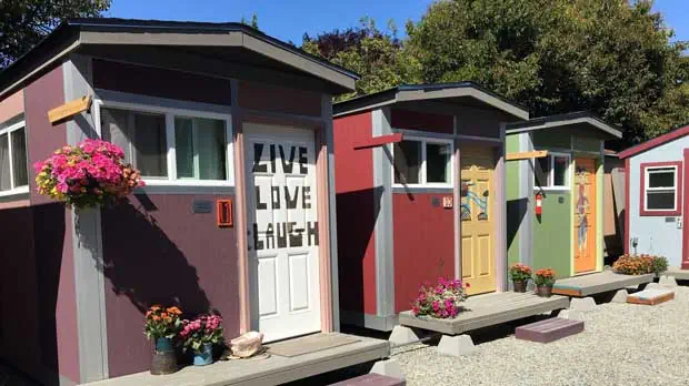 "Tiny Homes in Seattle" Photo courtesy of Low Income Housing Institute.