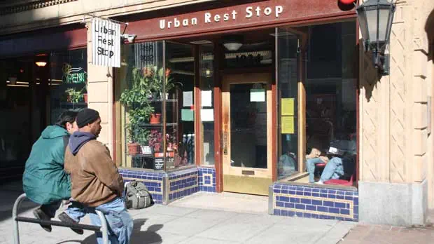 "Urban Rest Stop" Photo courtesy of Low Income Housing Institute.